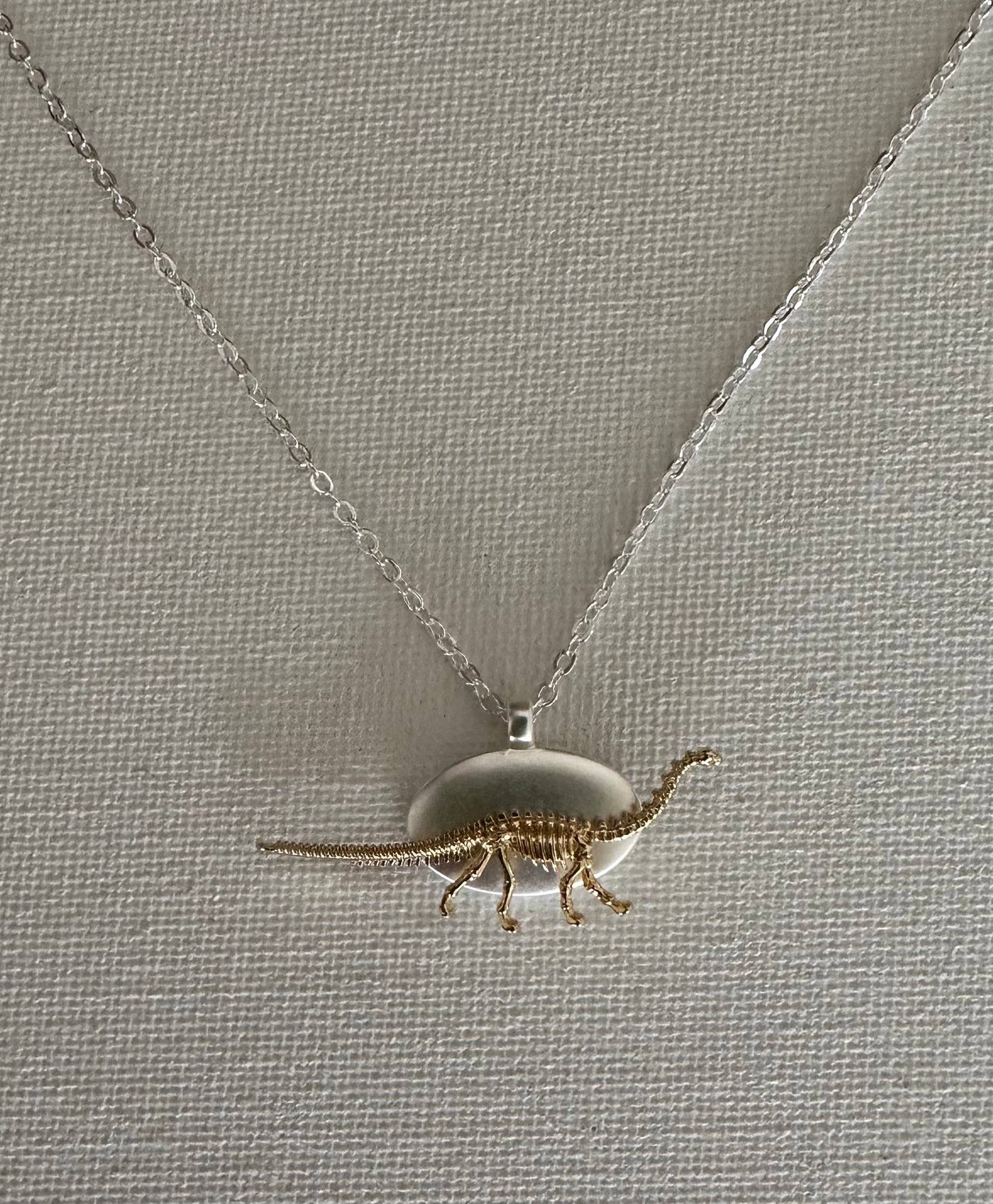 Dinosaur Skeleton Jewelry Necklace