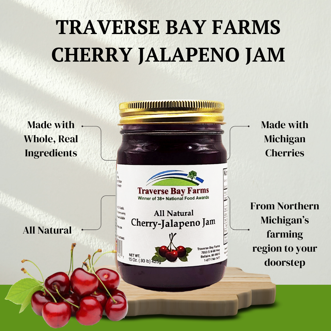 Cherry Jalapeno Jam - 15 oz