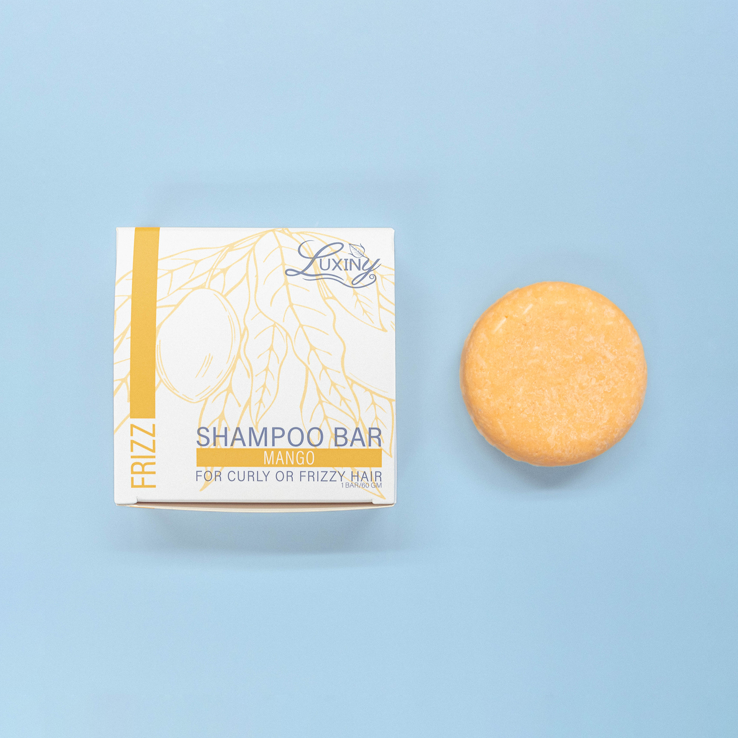 Luxiny Shampoo Bar | Mango | Frizz Control | Mango Butter
