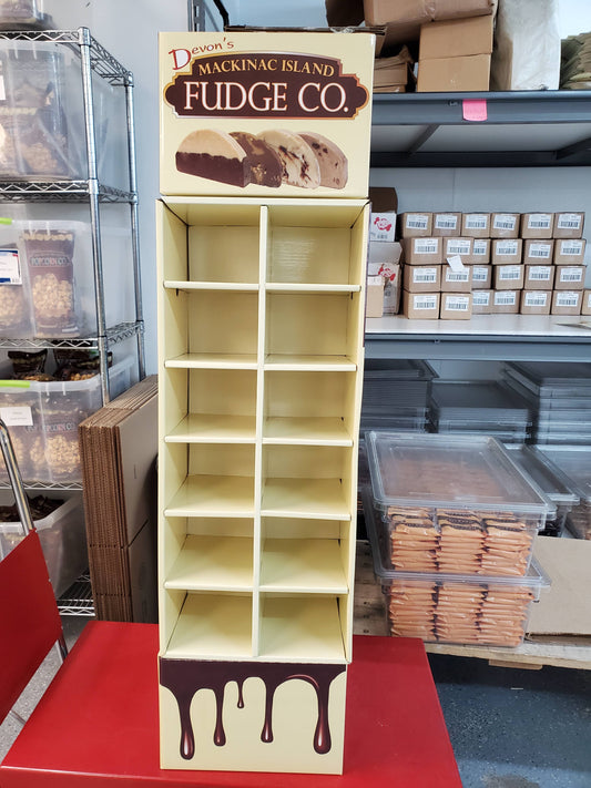 12 Fudge Flavor Floor Display