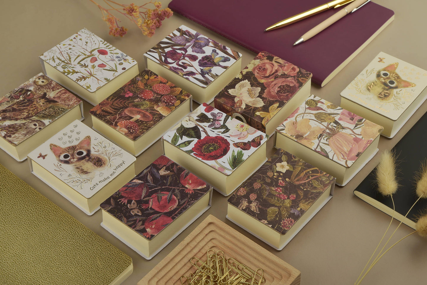 A7 Tear-Away Notepad - Forest Mushrooms 