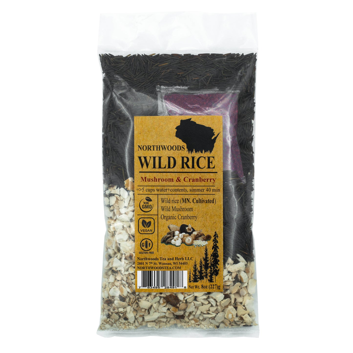 Wild Rice - Mushroom Cranberry Blend