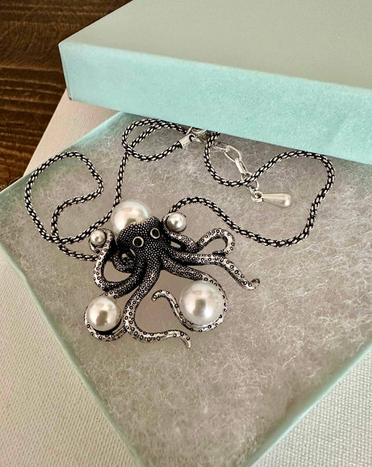 Octopus Necklace Jewelry
