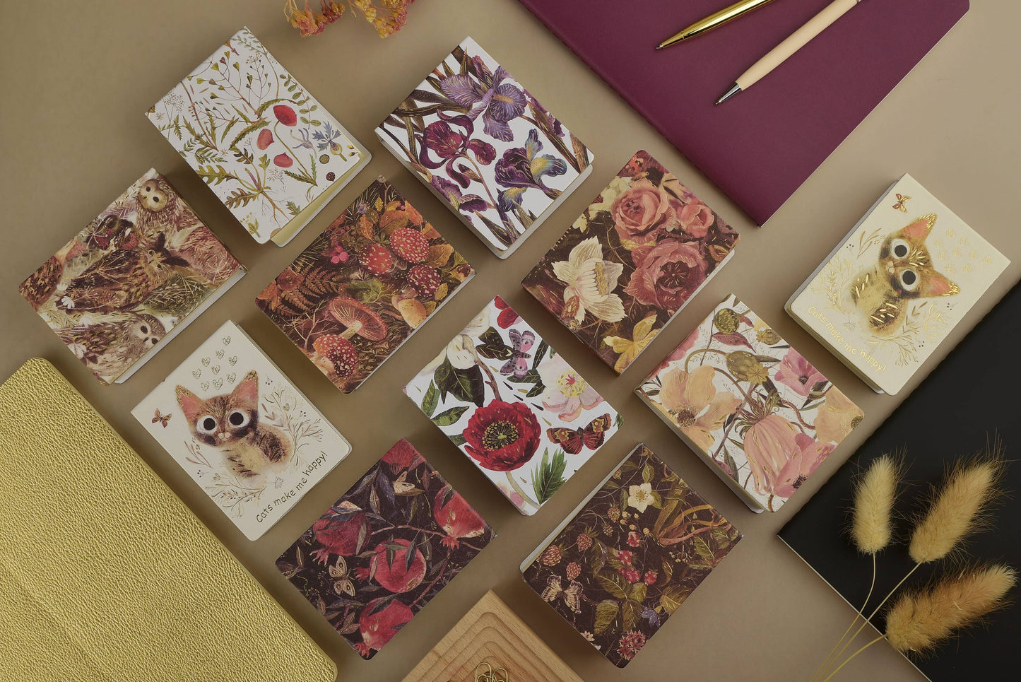 A7 Tear-Away Notepad - Forest Mushrooms 